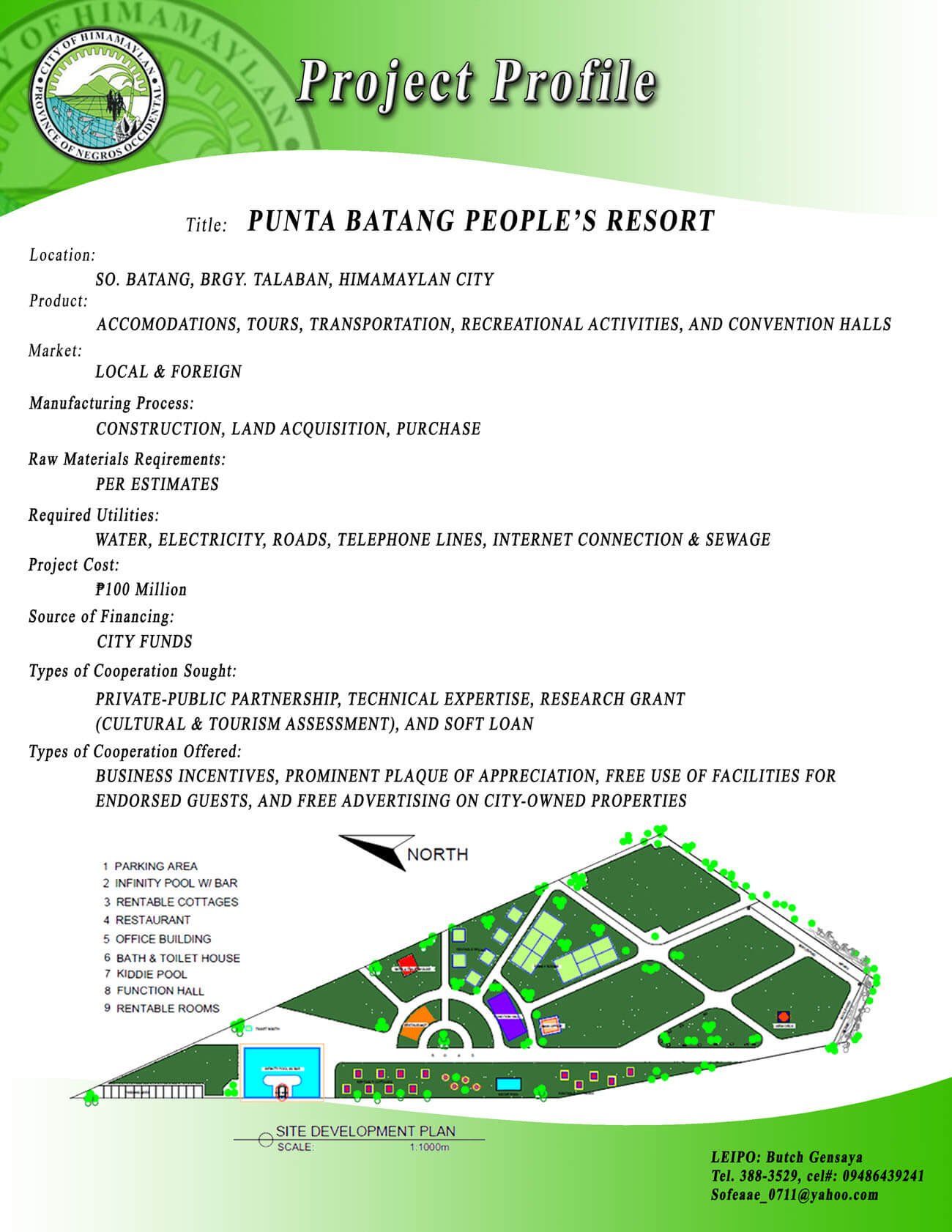 Invest Negros Occidental - Punta Batang People's Resort Himamaylan