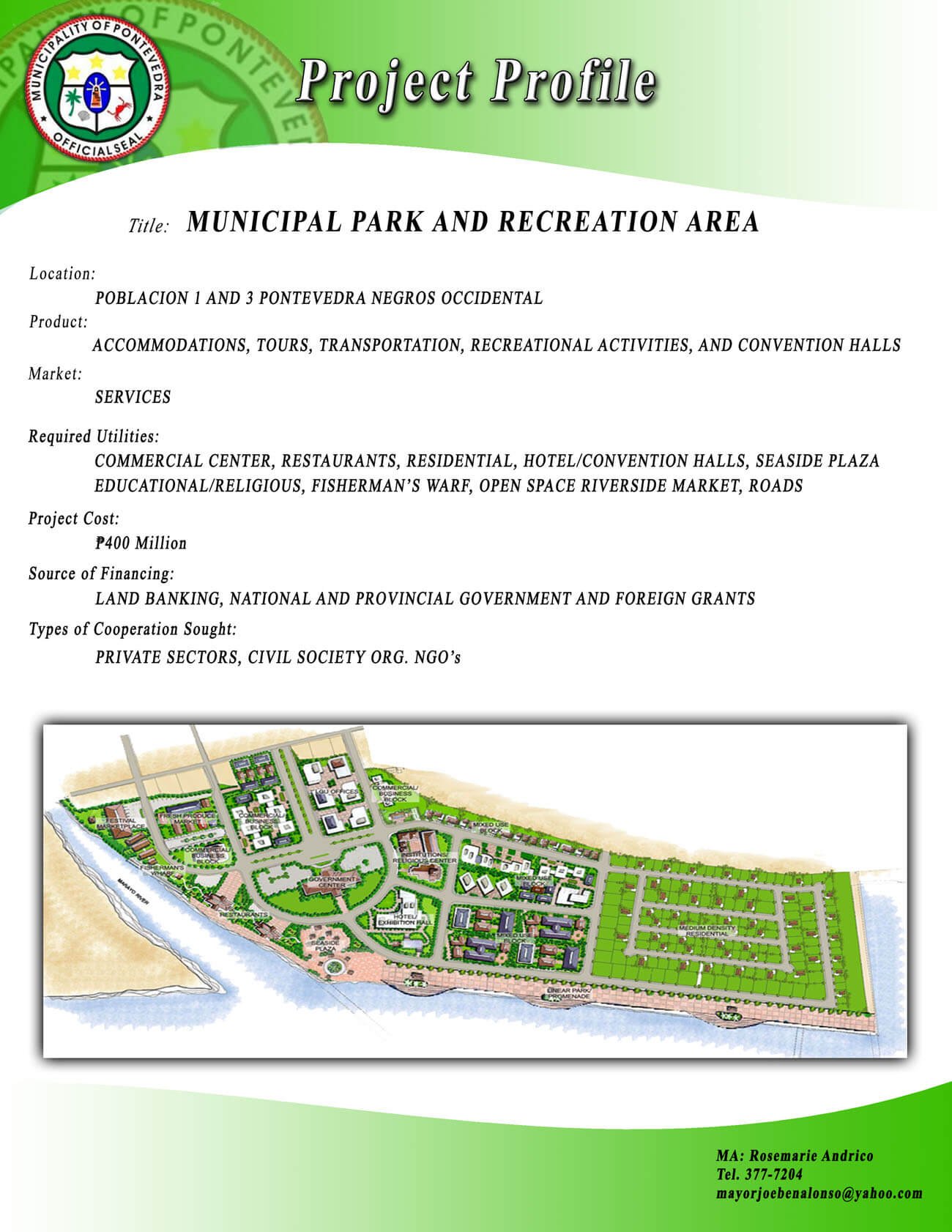 Invest Negros Occidental - Municipal Park Recreation Pontevedra