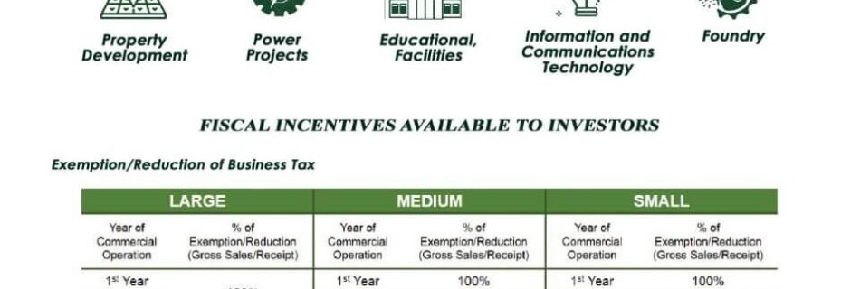 Local Investment and Incentives Code (LIIC) San Carlos City Highlights