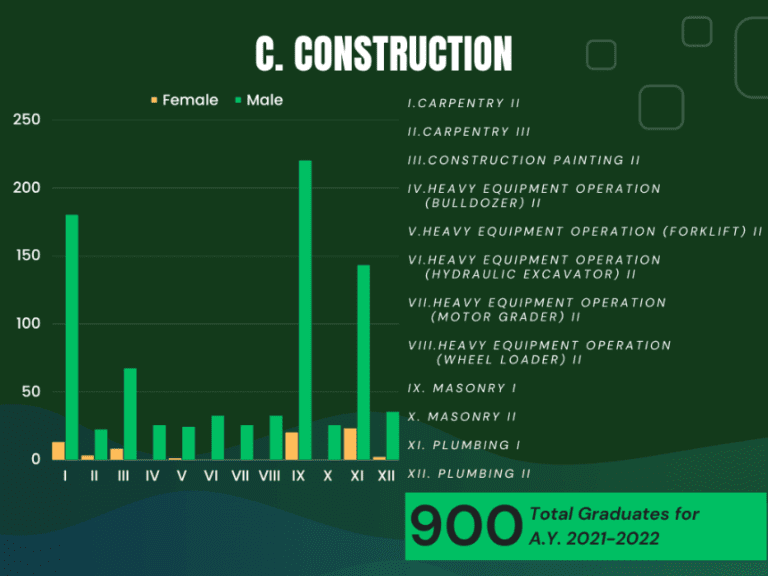 TESDA GRADUATES BY SECTOR