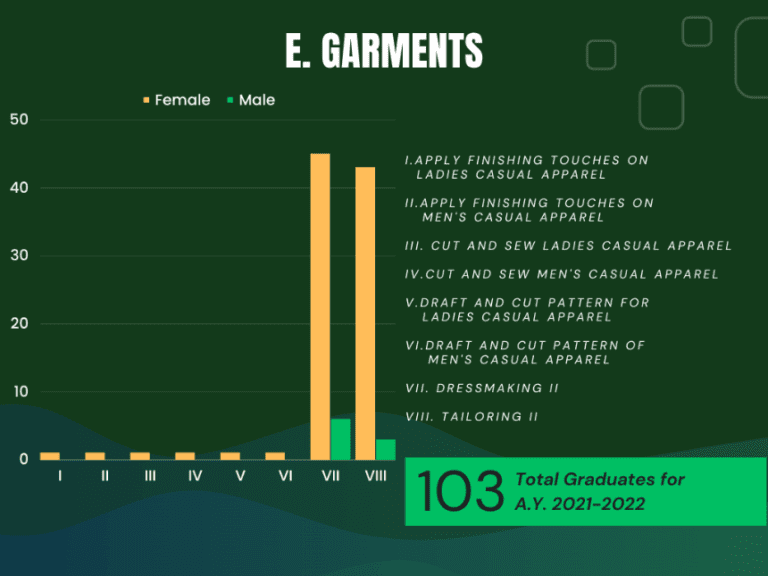 TESDA GRADUATES BY SECTOR