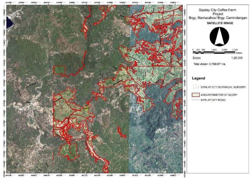 Sipalay Upland Location Map